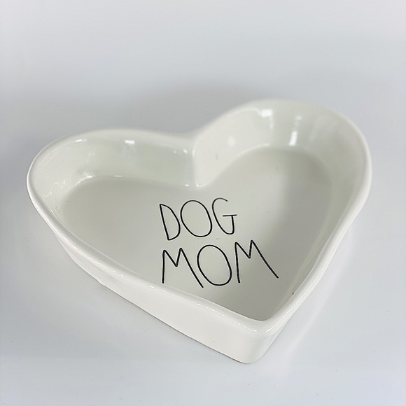 Rae Dunn White Dog Mom Heart Shaped Dish - Picture 13 of 13
